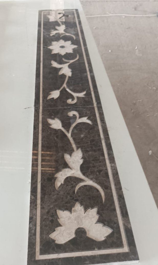 waterjet cutting for stone inlays and decorative patterns