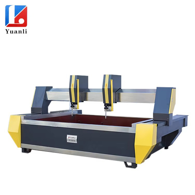 New Yuanli YL-3020 AC 5-Axis 380V 37KW Water Jet Cutting Machine with Pump for Marble Medallions 3.0x2.0M Angled Cutting