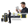 YUANLI YL3020 5 Axis AC 45 Degree WaterJet Cutting Machine with Motor Pump & PLC Multifunctional ISO Certified 220V/380V