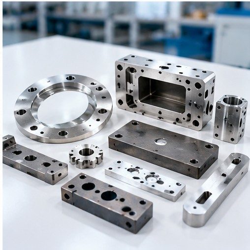 Waterjet-cut stainless steel and precision metal parts