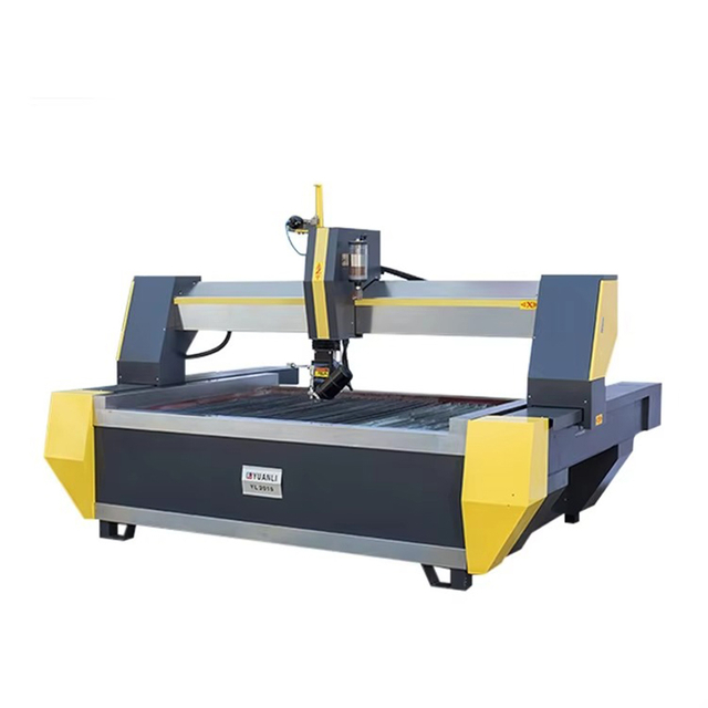 New Yuanli YL2515 380V 37kw Waterjet Cutting Machine for Metal Nonmetal Glass Foam with Motor and Pump-Multifunctional